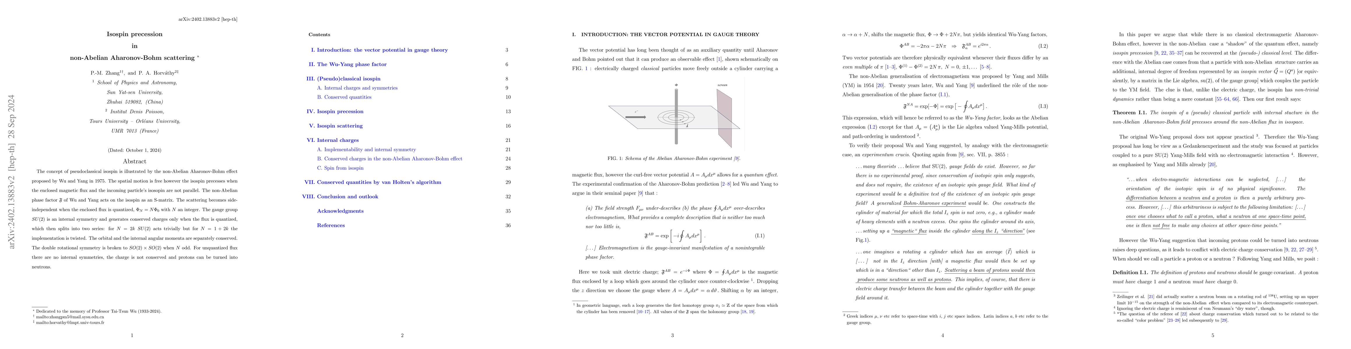 Thumbnail for Isospin precession in non-Abelian Aharonov-Bohm scattering