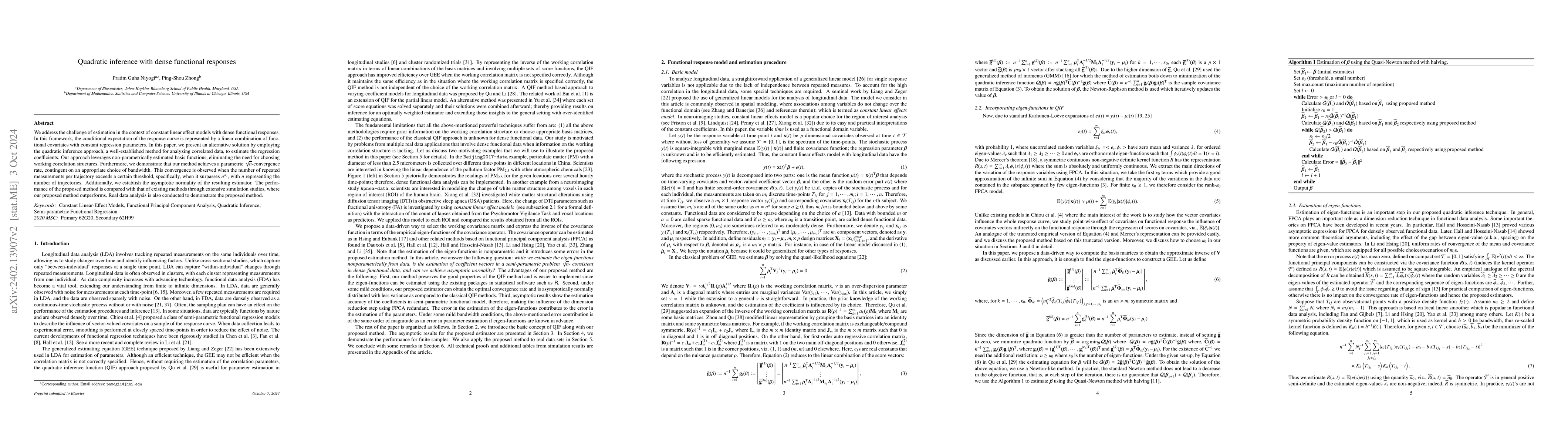 Thumbnail for Quadratic inference with dense functional responses