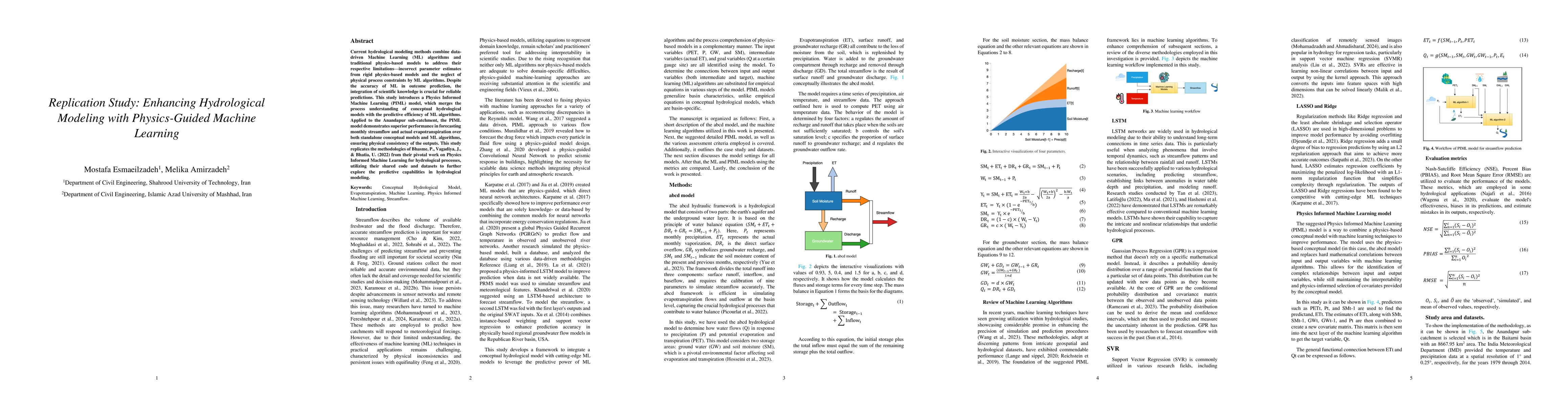 Thumbnail for Replication Study: Enhancing Hydrological Modeling with Physics-Guided
  Machine Learning