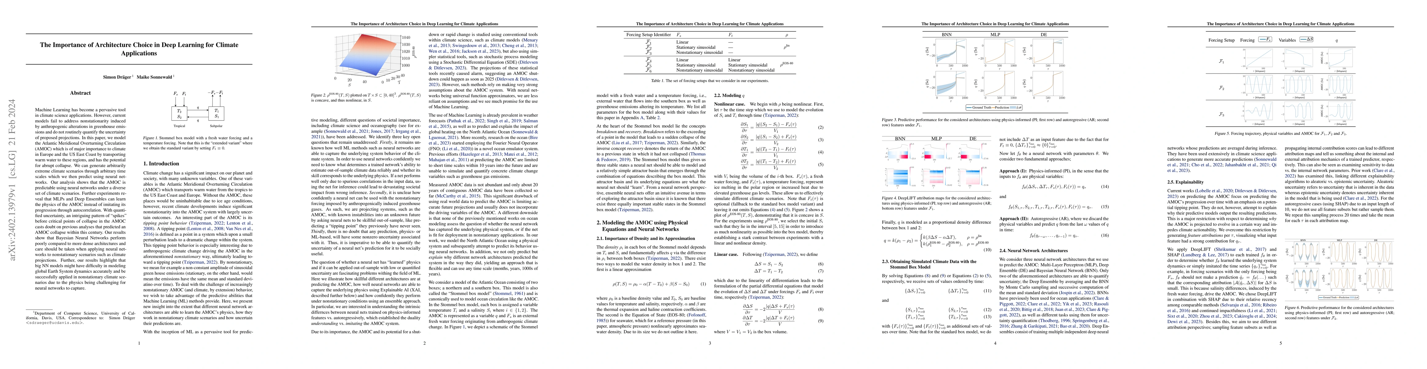 Thumbnail for The Importance of Architecture Choice in Deep Learning for Climate
  Applications