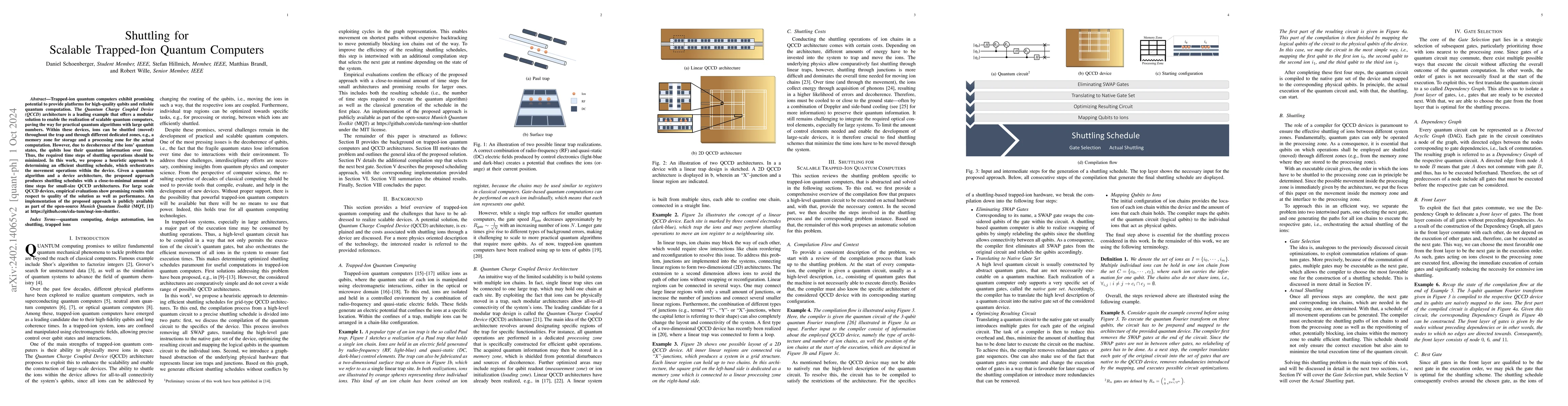 Thumbnail for Shuttling for Scalable Trapped-Ion Quantum Computers