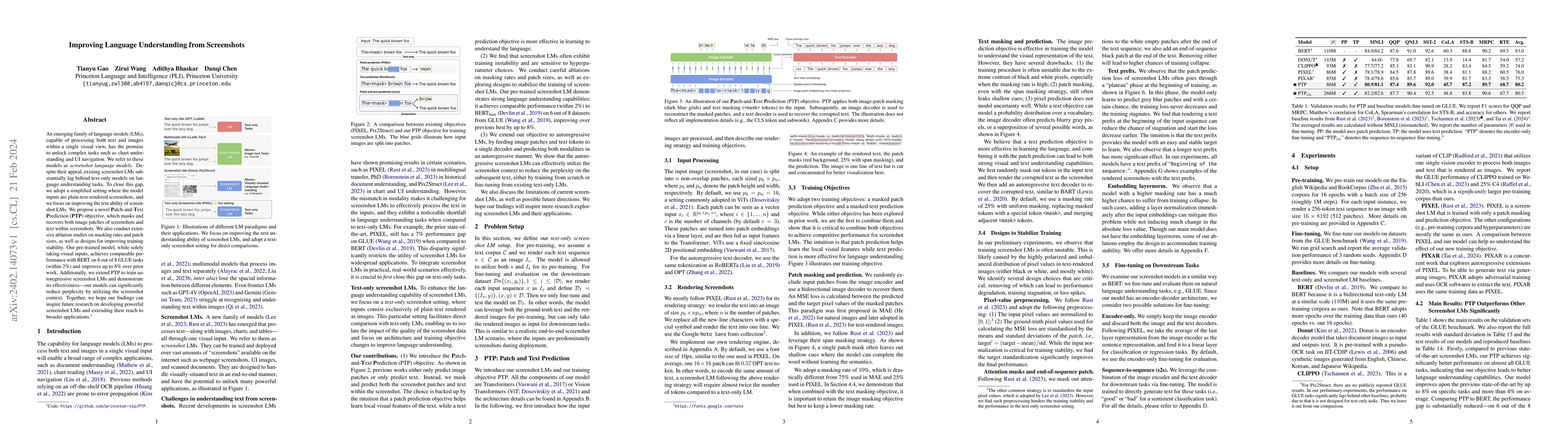 Thumbnail for Improving Language Understanding from Screenshots