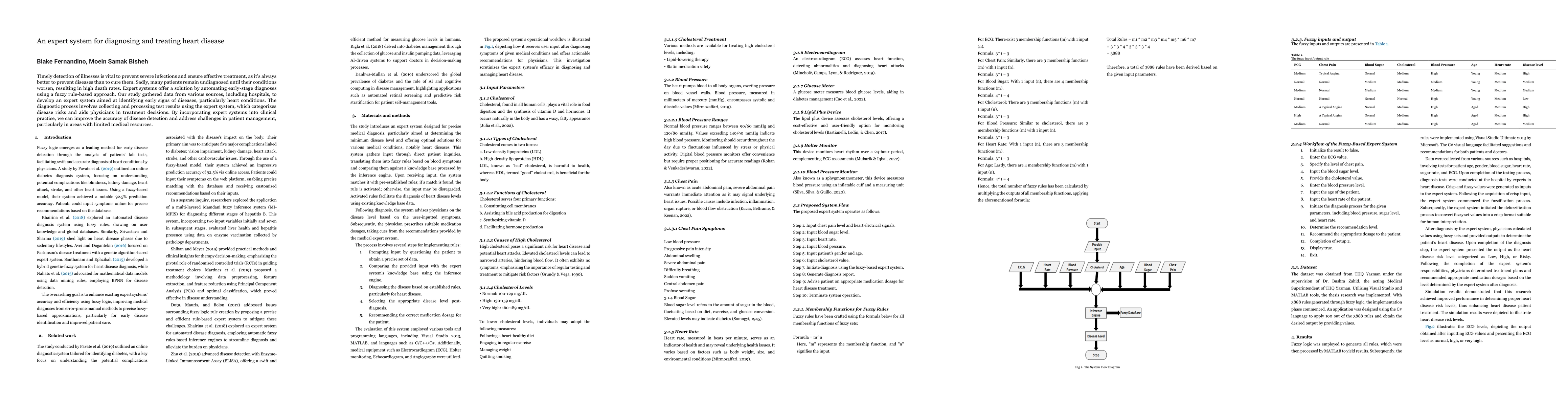Thumbnail for An expert system for diagnosing and treating heart disease
