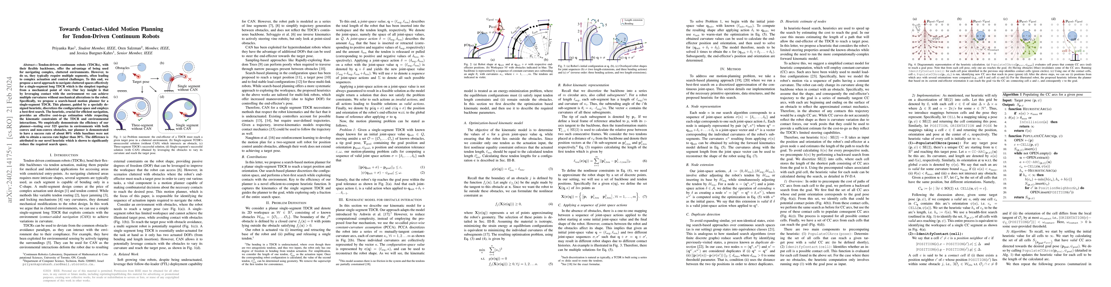 Thumbnail for Towards Contact-Aided Motion Planning for Tendon-Driven Continuum Robots