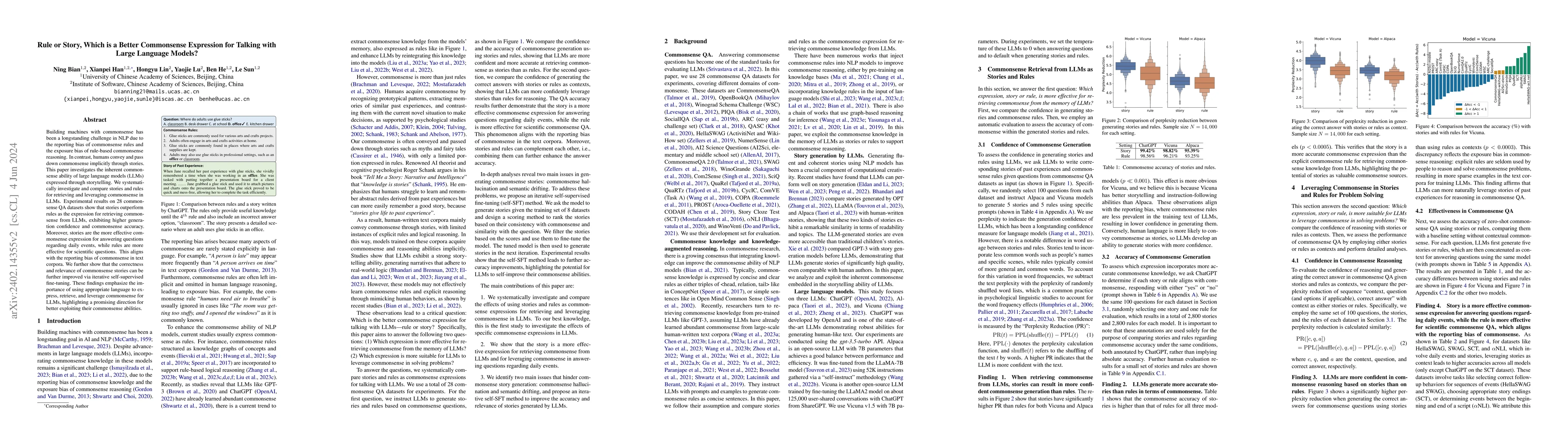 Thumbnail for Rule or Story, Which is a Better Commonsense Expression for Talking with
  Large Language Models?