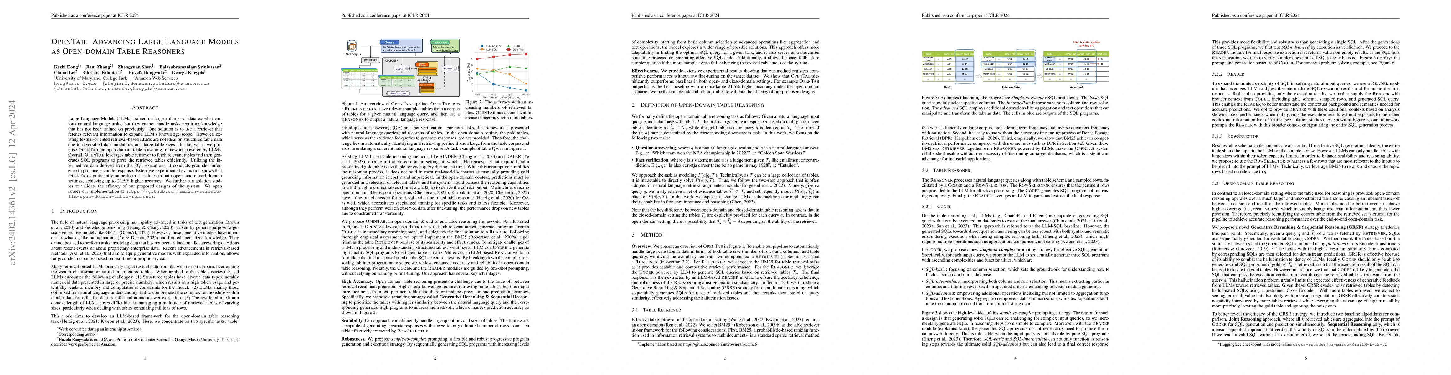 Thumbnail for OpenTab: Advancing Large Language Models as Open-domain Table Reasoners