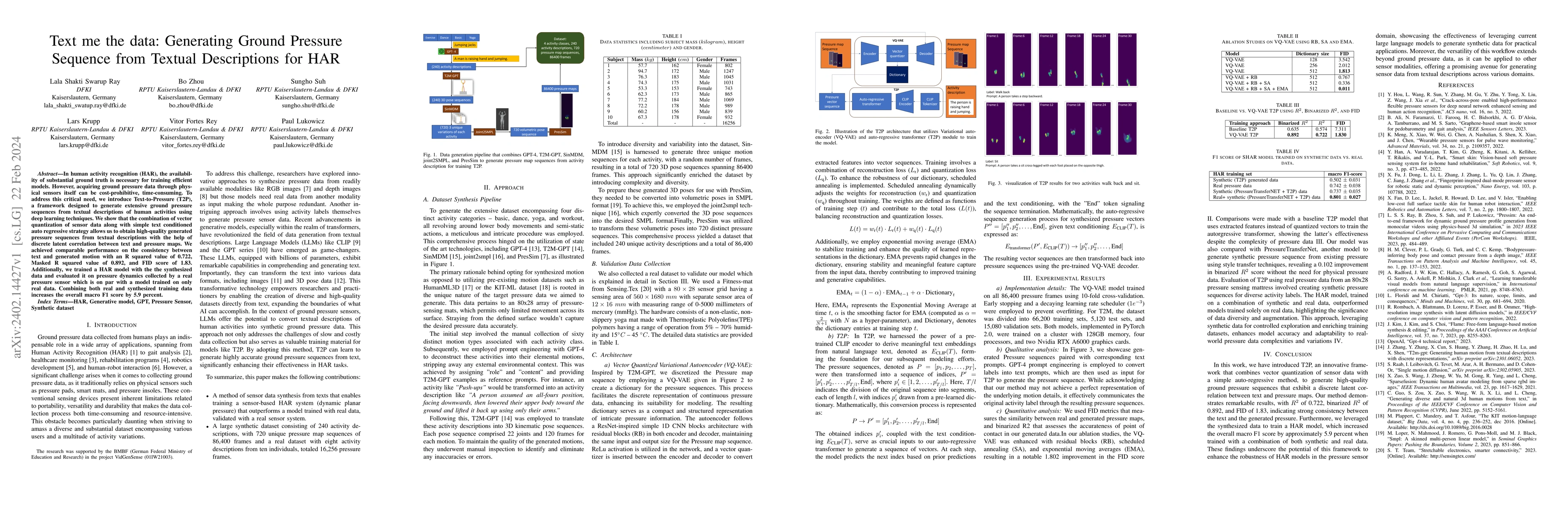 Thumbnail for Text me the data: Generating Ground Pressure Sequence from Textual
  Descriptions for HAR