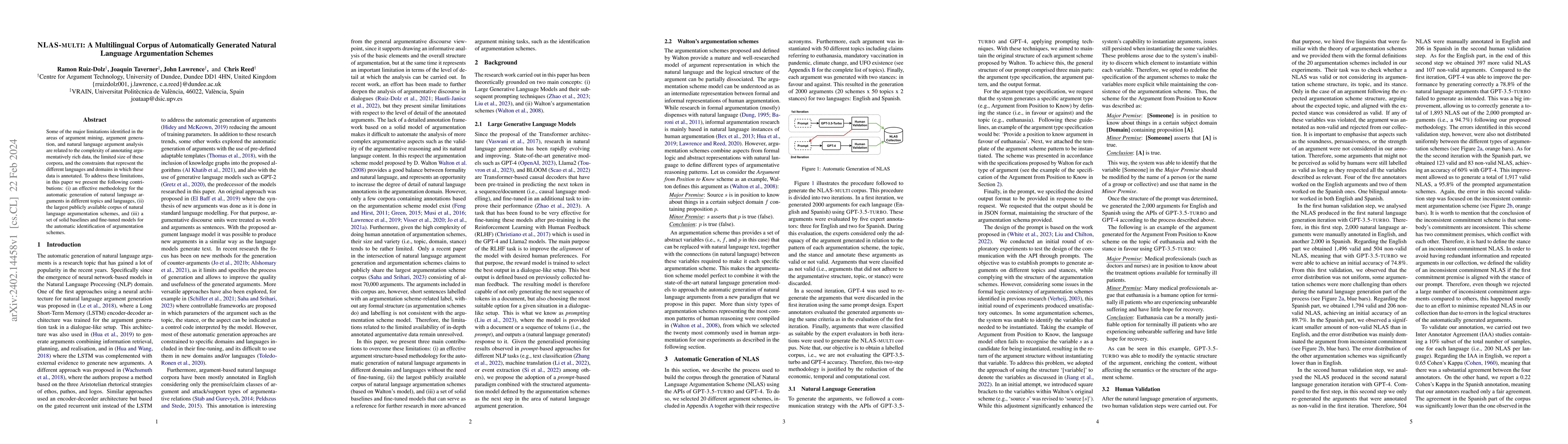 Thumbnail for NLAS-multi: A Multilingual Corpus of Automatically Generated Natural
  Language Argumentation Schemes