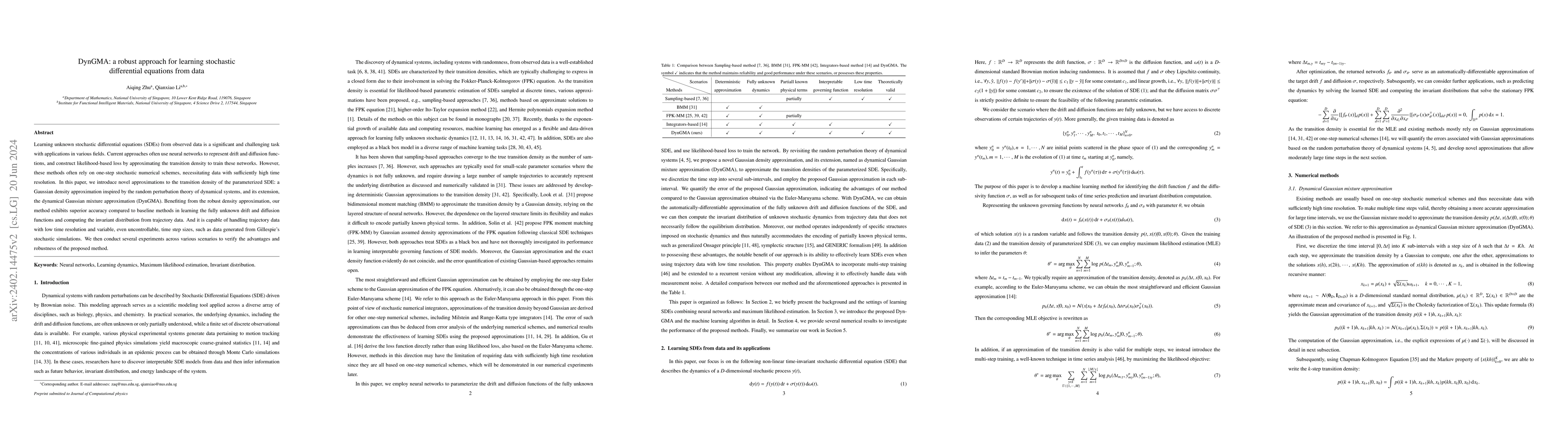 Thumbnail for DynGMA: a robust approach for learning stochastic differential equations
  from data