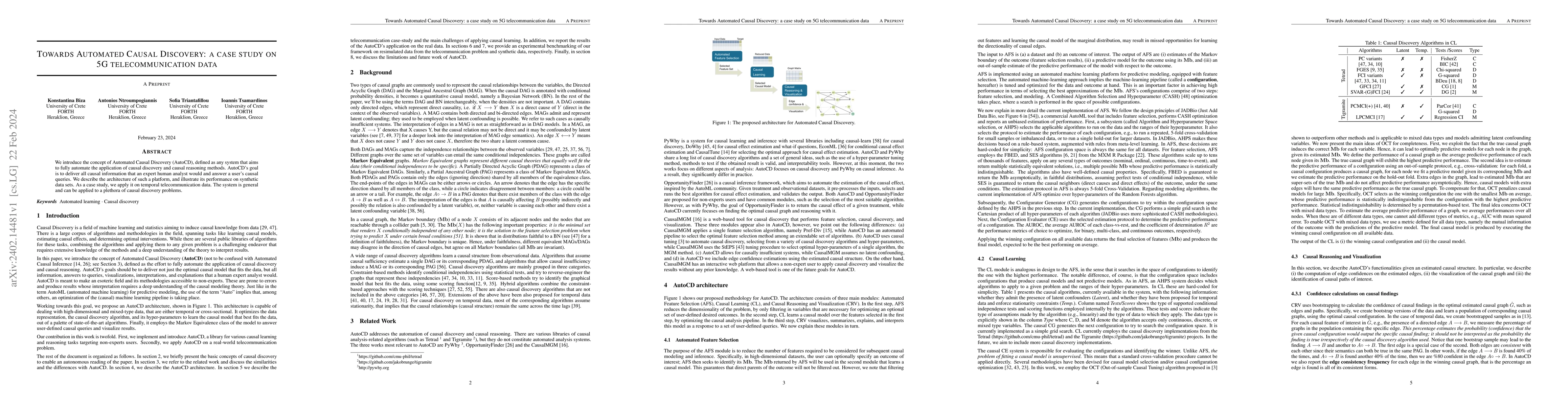 Thumbnail for Towards Automated Causal Discovery: a case study on 5G telecommunication
  data
