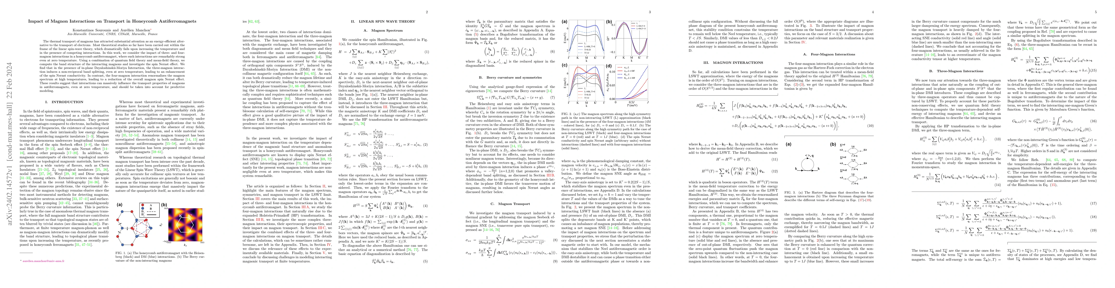 Thumbnail for Impact of Magnon Interactions on Transport in Honeycomb Antiferromagnets