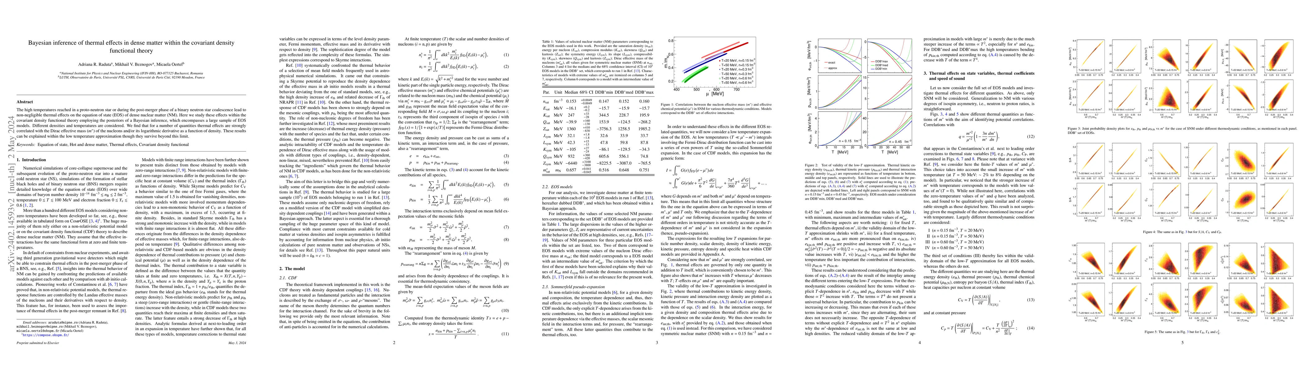 Thumbnail for Bayesian inference of thermal effects in dense matter within the
  covariant density functional theory