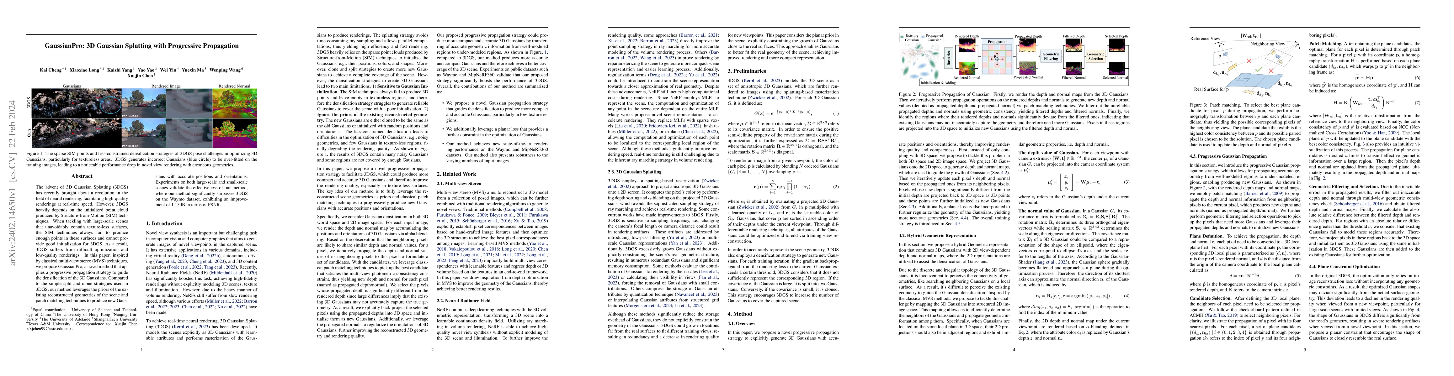 Thumbnail for GaussianPro: 3D Gaussian Splatting with Progressive Propagation