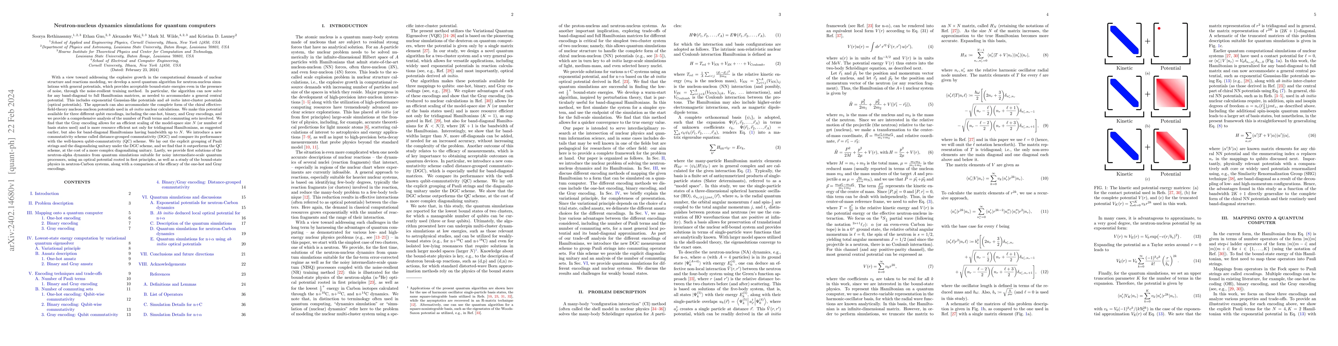 Thumbnail for Neutron-nucleus dynamics simulations for quantum computers