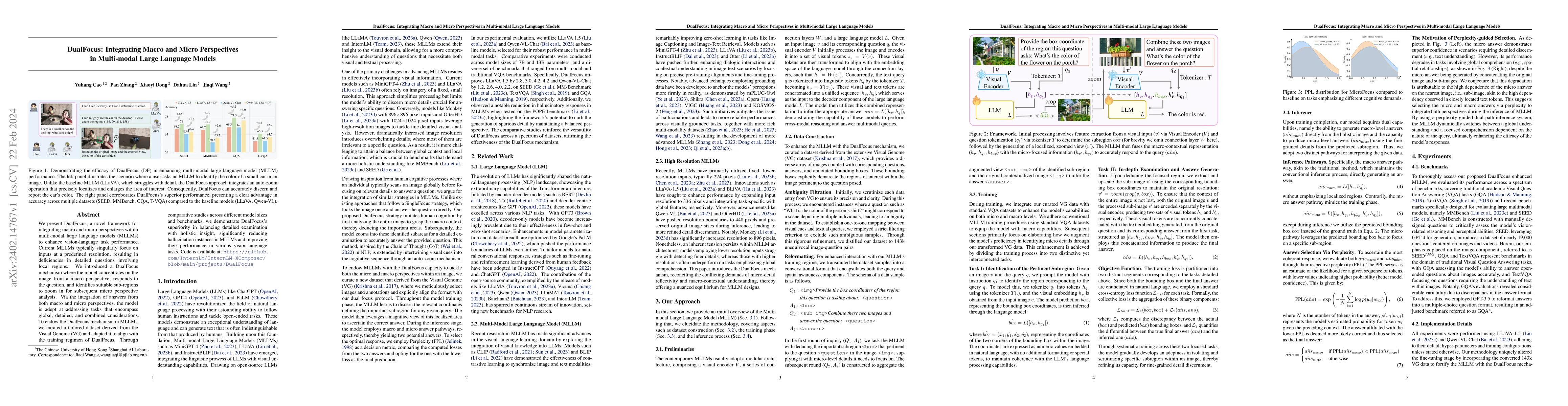 Thumbnail for DualFocus: Integrating Macro and Micro Perspectives in Multi-modal Large
  Language Models