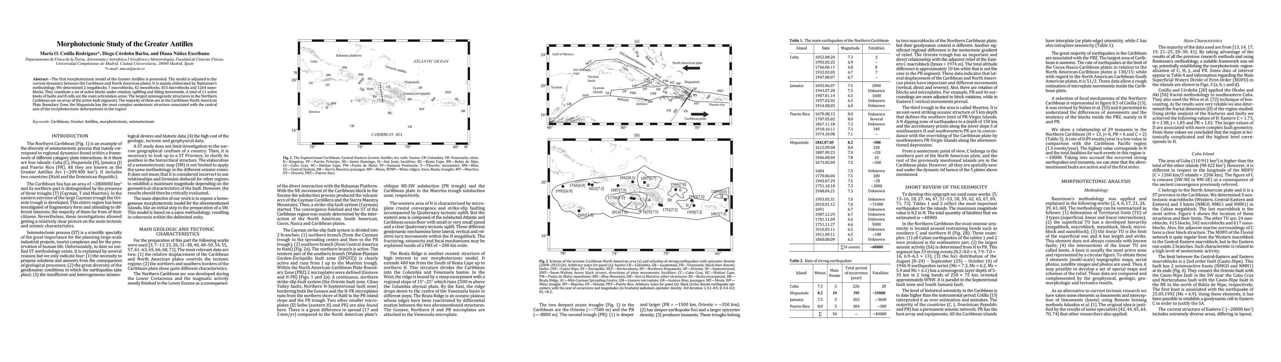 Thumbnail for Morphotectonic Study of the Greater Antilles