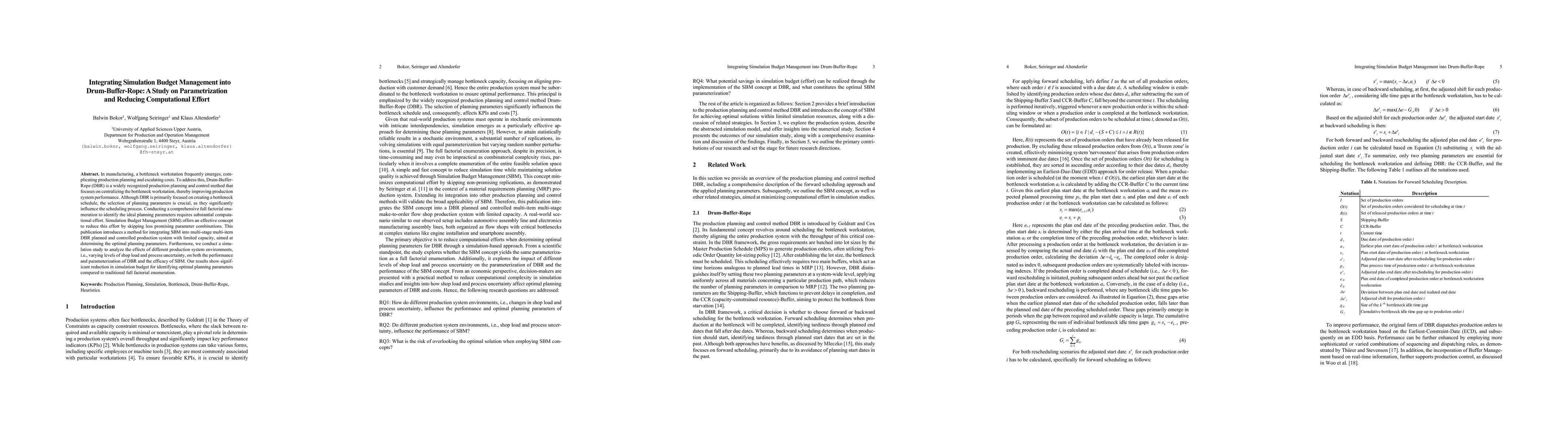 Thumbnail for Integrating Simulation Budget Management into Drum-Buffer-Rope: A Study
  on Parametrization and Reducing Computational Effort