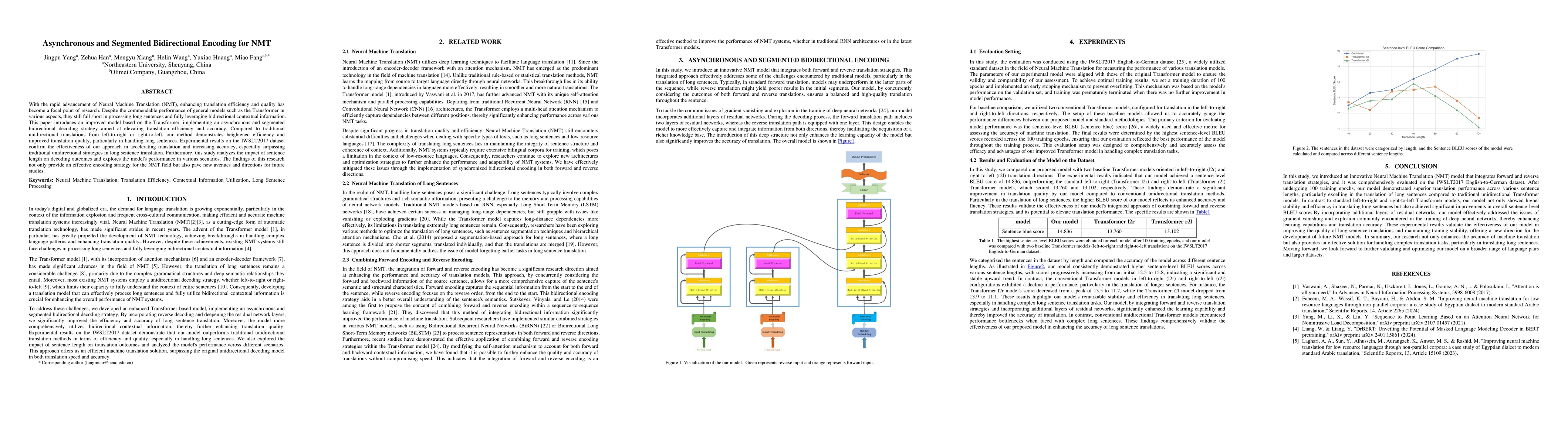 Thumbnail for Asynchronous and Segmented Bidirectional Encoding for NMT