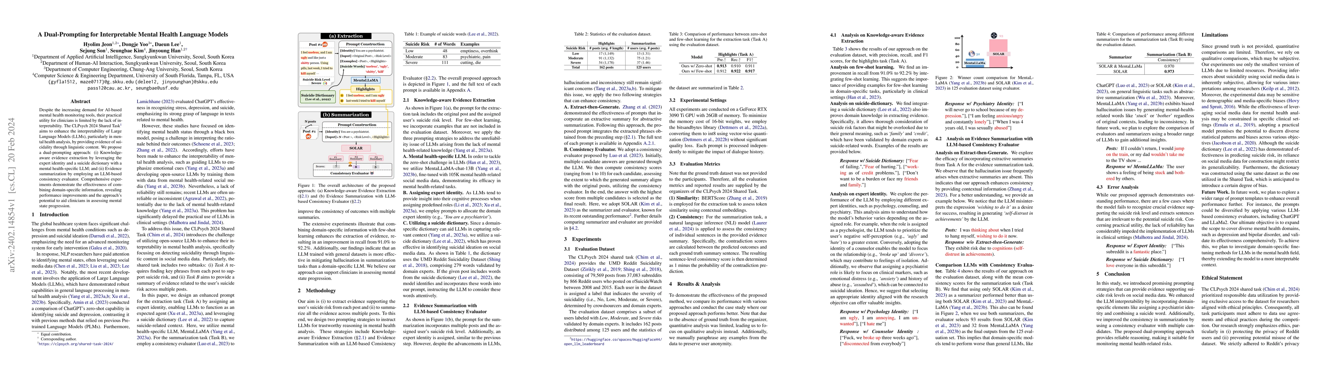 Thumbnail for A Dual-Prompting for Interpretable Mental Health Language Models