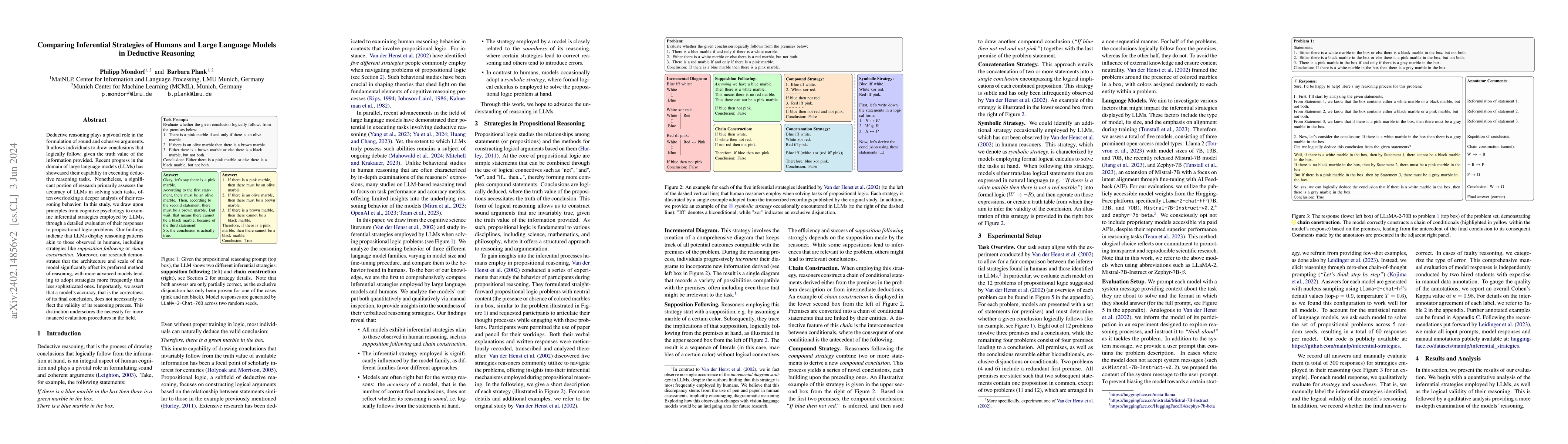 Thumbnail for Comparing Inferential Strategies of Humans and Large Language Models in
  Deductive Reasoning