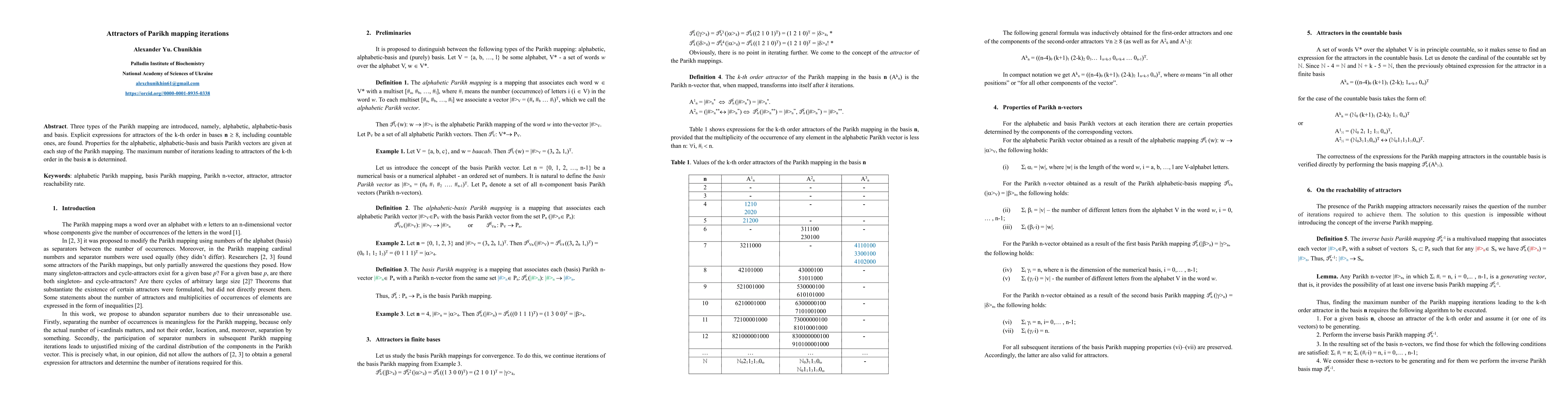 Thumbnail for Attractors of Parikh mapping iterations