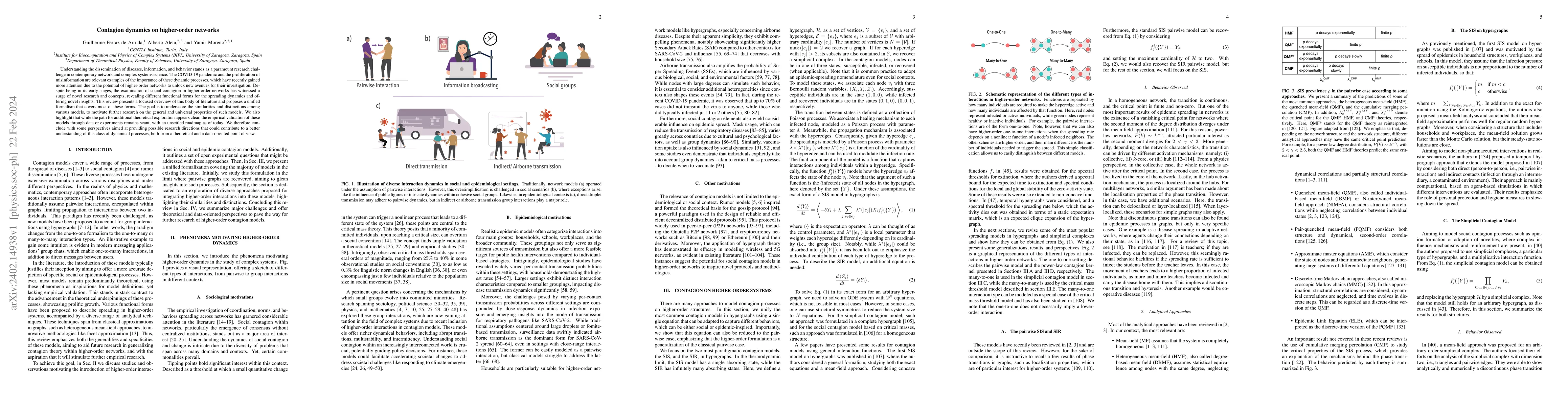 Thumbnail for Contagion dynamics on higher-order networks