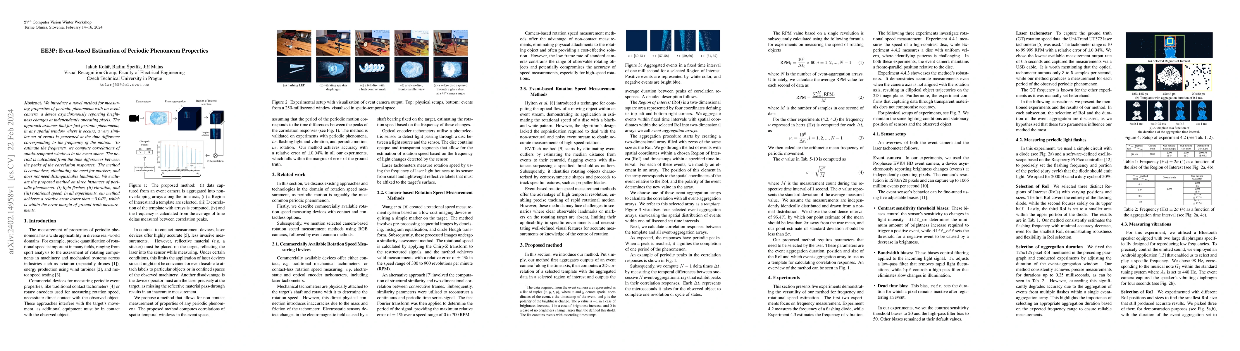 Thumbnail for EE3P: Event-based Estimation of Periodic Phenomena Properties