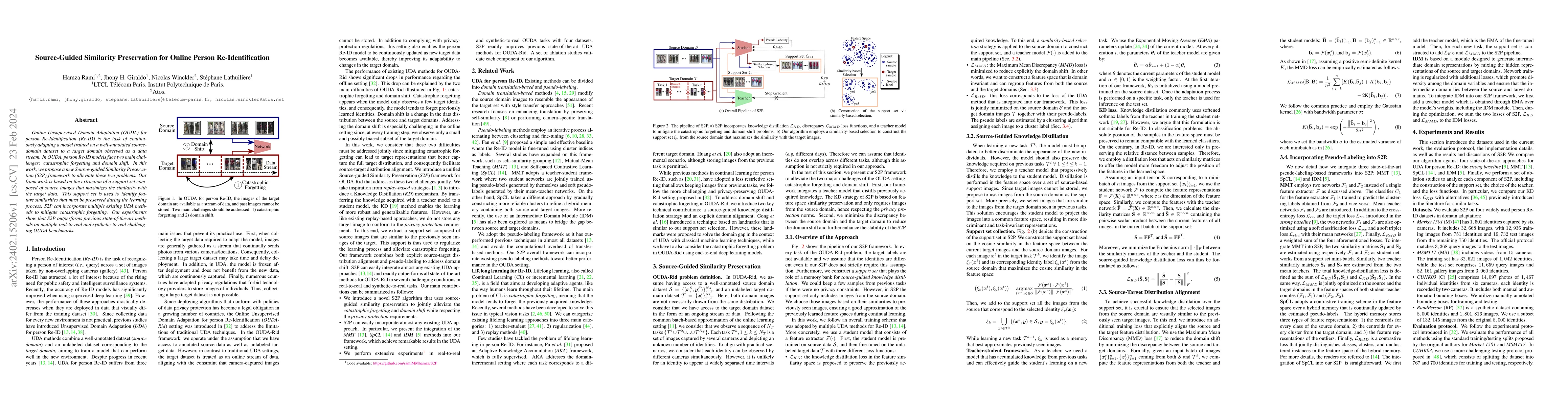Thumbnail for Source-Guided Similarity Preservation for Online Person
  Re-Identification