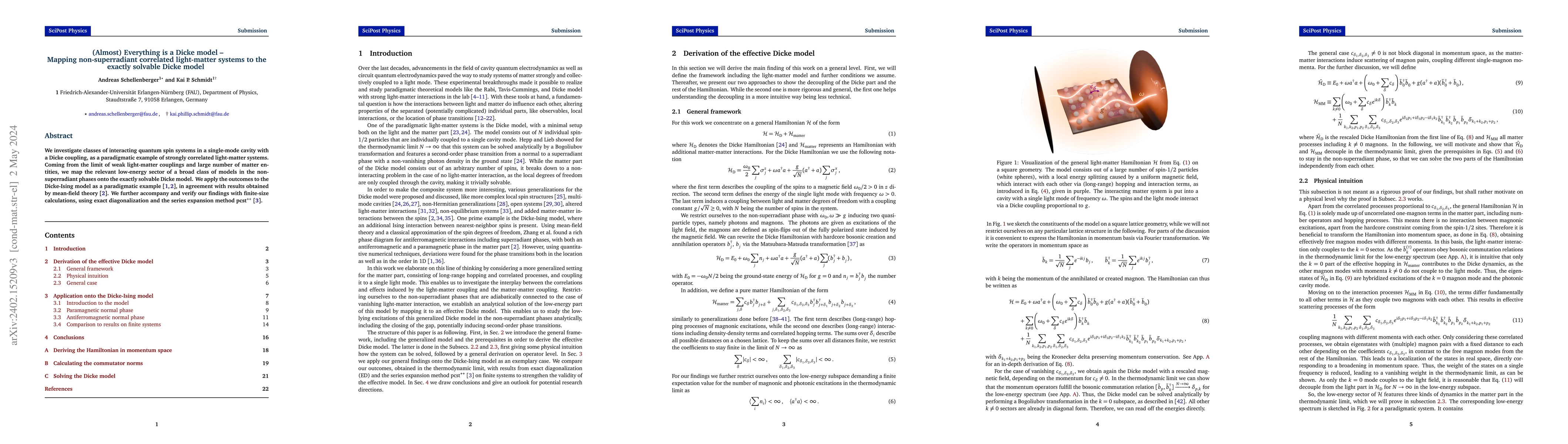 Thumbnail for (Almost) Everything is a Dicke model -- Mapping non-superradiant
  correlated light-matter systems to the exactly solvable Dicke model
