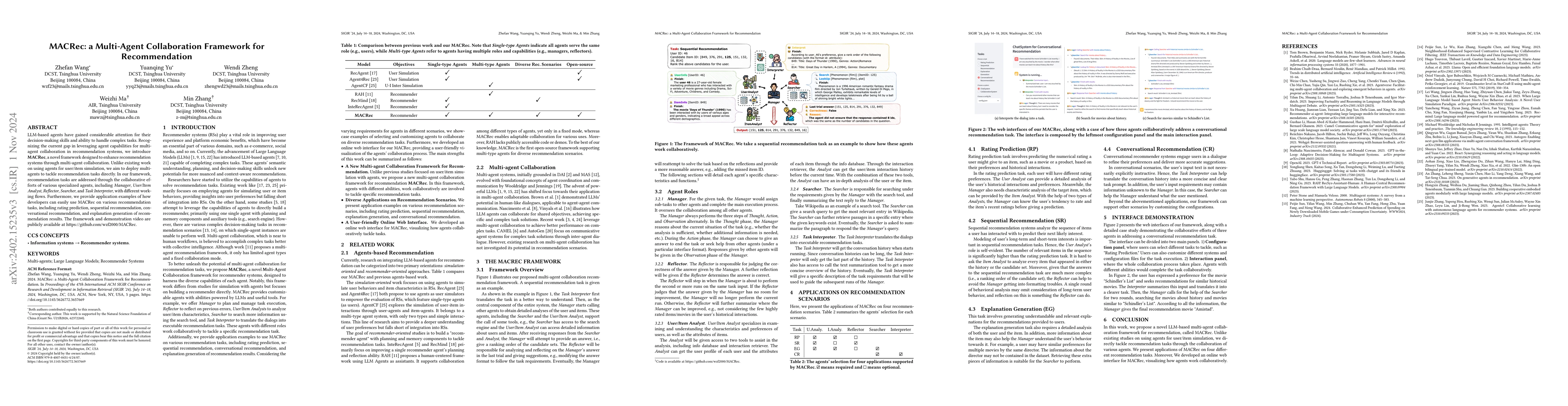 Thumbnail for Multi-Agent Collaboration Framework for Recommender Systems
