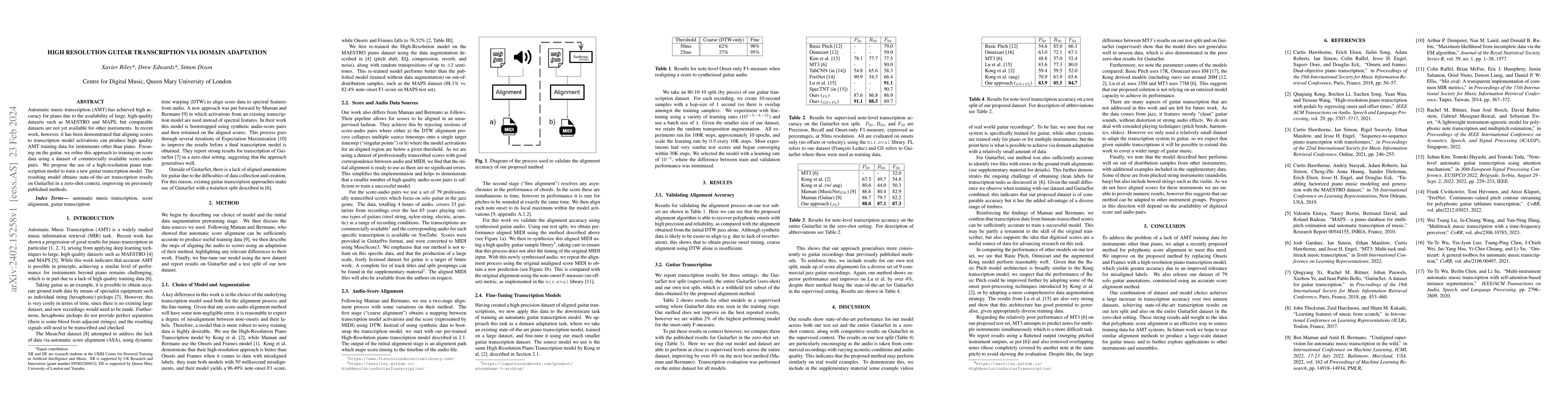 Thumbnail for High Resolution Guitar Transcription via Domain Adaptation