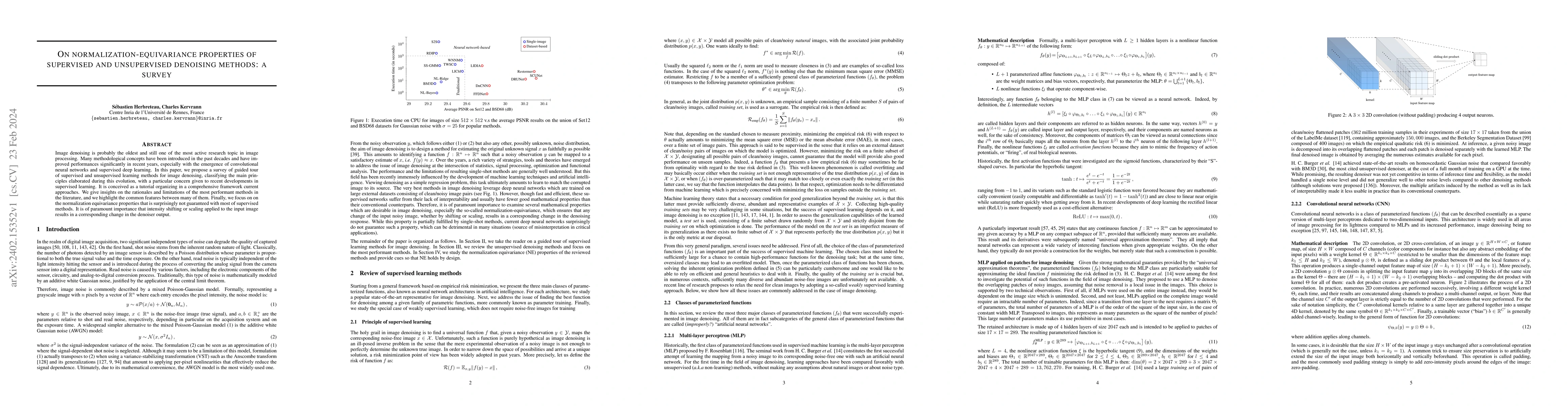Thumbnail for On normalization-equivariance properties of supervised and unsupervised
  denoising methods: a survey