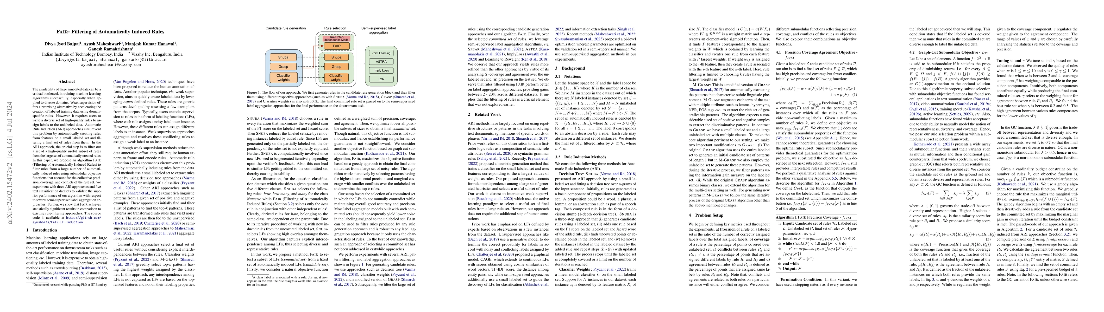 Thumbnail for FAIR: Filtering of Automatically Induced Rules