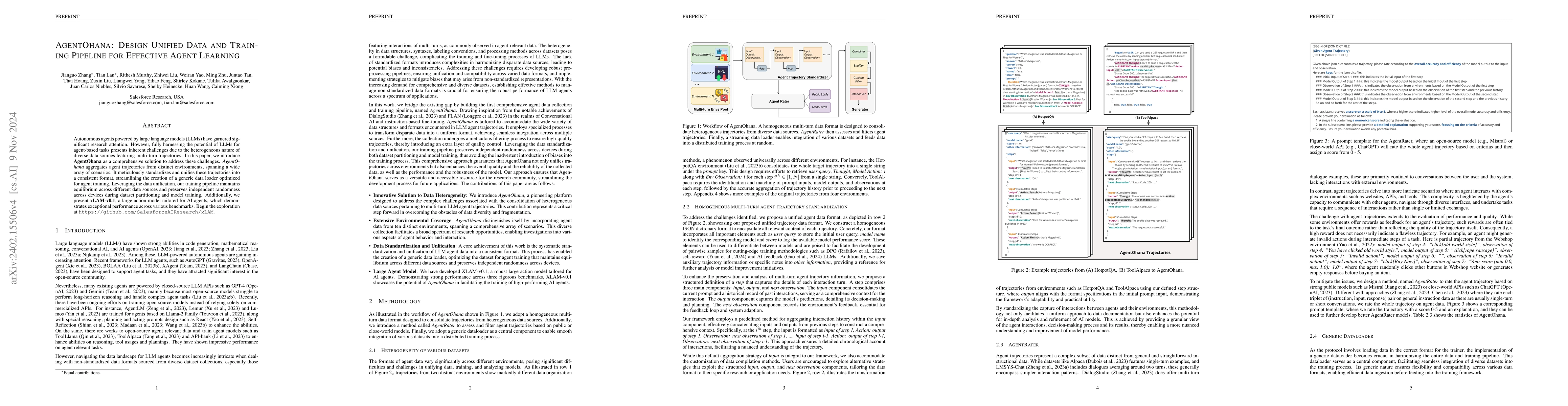 Thumbnail for AgentOhana: Design Unified Data and Training Pipeline for Effective
  Agent Learning
