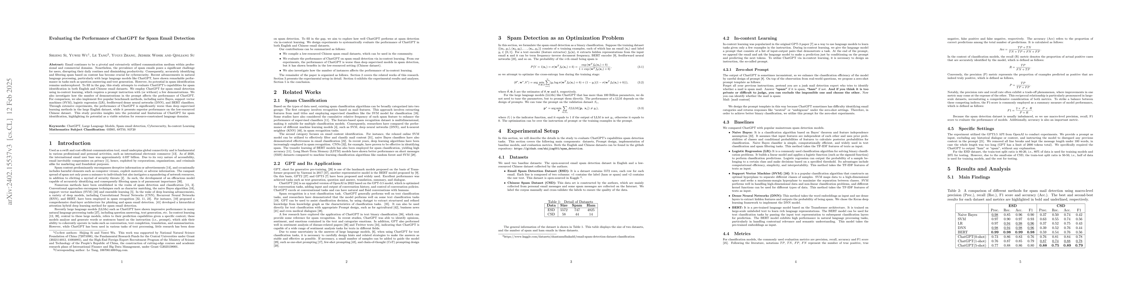 Thumbnail for Evaluating the Performance of ChatGPT for Spam Email Detection
