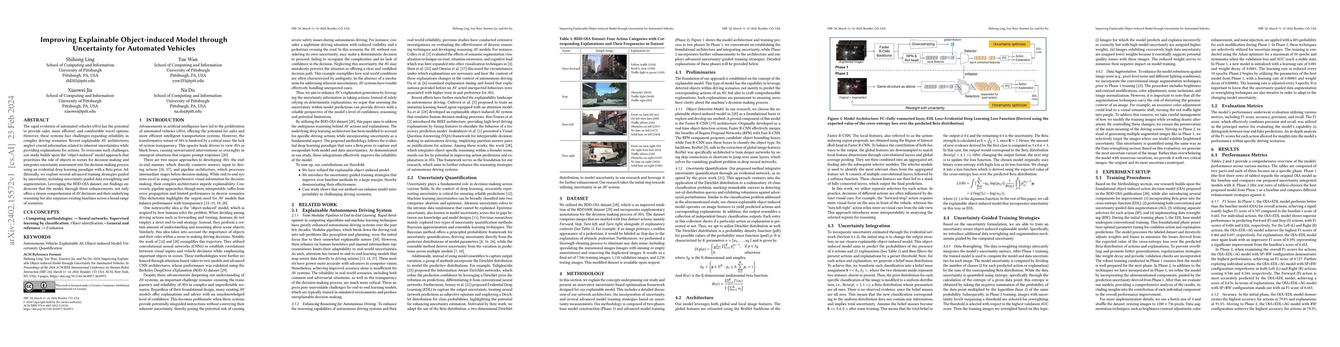 Thumbnail for Improving Explainable Object-induced Model through Uncertainty for
  Automated Vehicles
