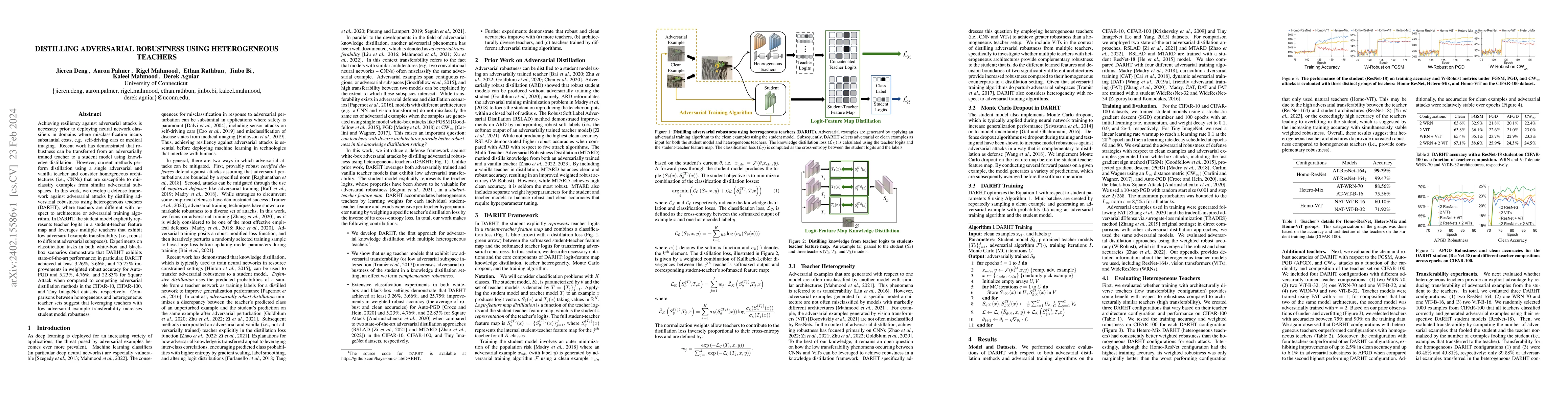 Thumbnail for Distilling Adversarial Robustness Using Heterogeneous Teachers