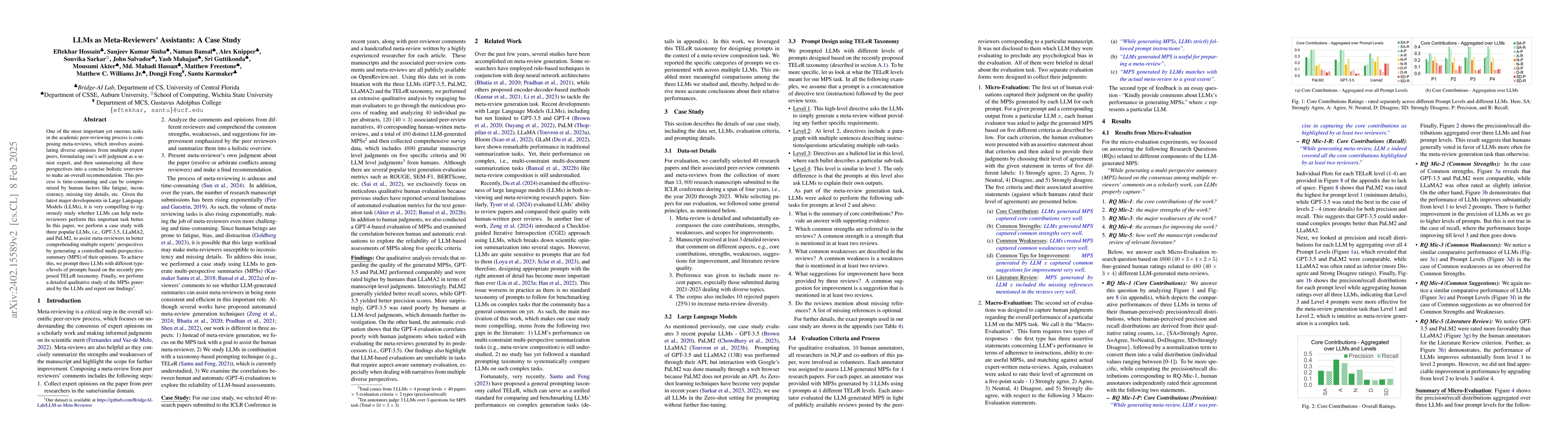 Thumbnail for Prompting LLMs to Compose Meta-Review Drafts from Peer-Review Narratives
  of Scholarly Manuscripts