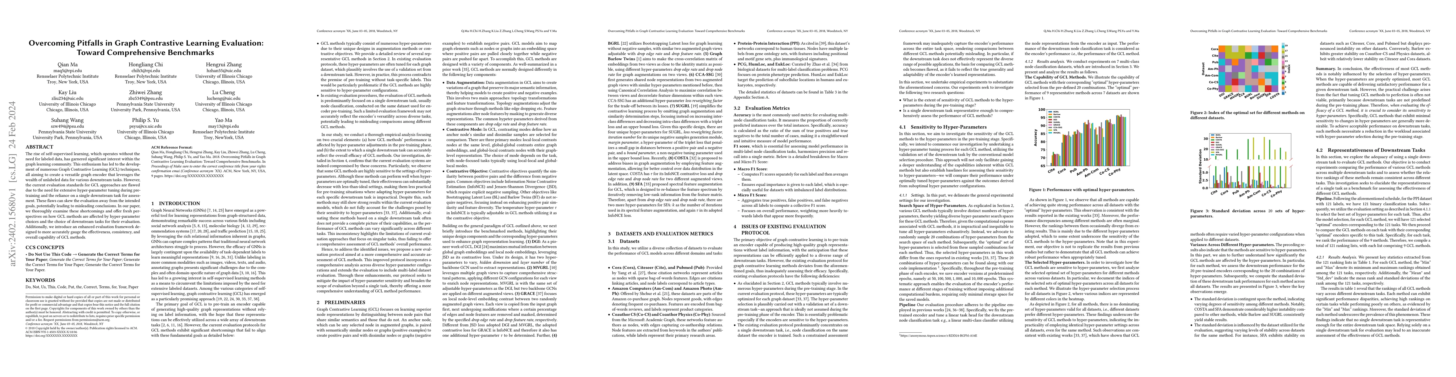 Thumbnail for Overcoming Pitfalls in Graph Contrastive Learning Evaluation: Toward
  Comprehensive Benchmarks