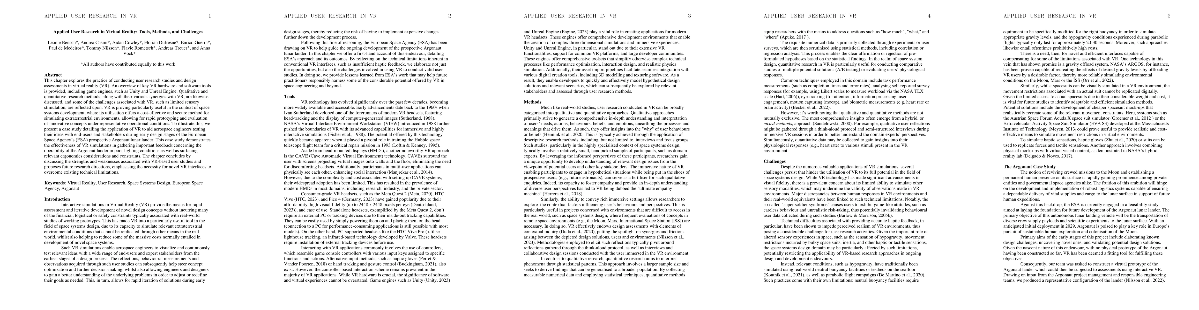 Thumbnail for Applied User Research in Virtual Reality: Tools, Methods, and Challenges