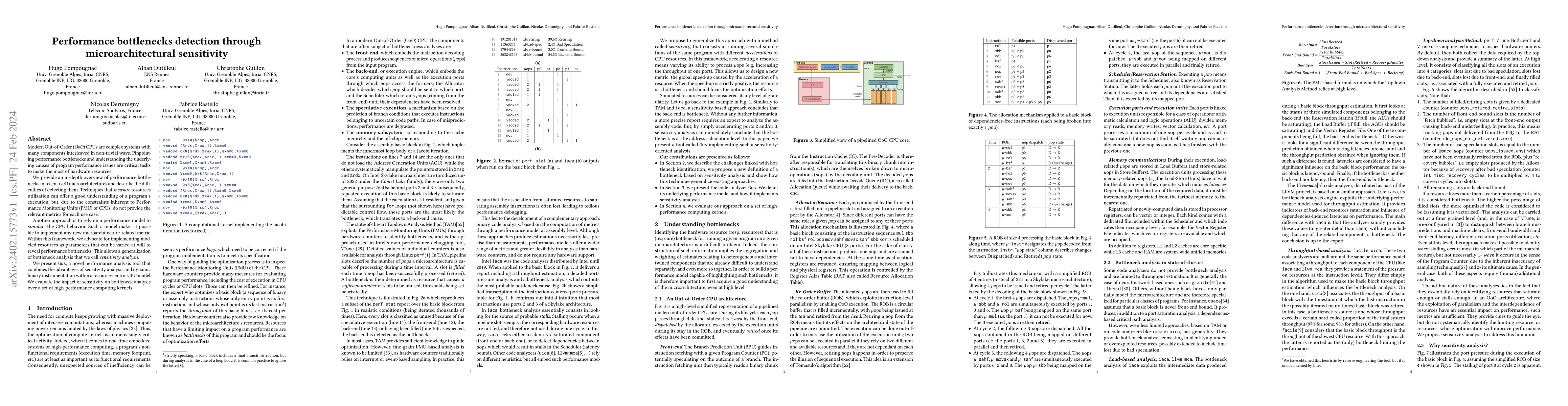Thumbnail for Performance bottlenecks detection through microarchitectural sensitivity
