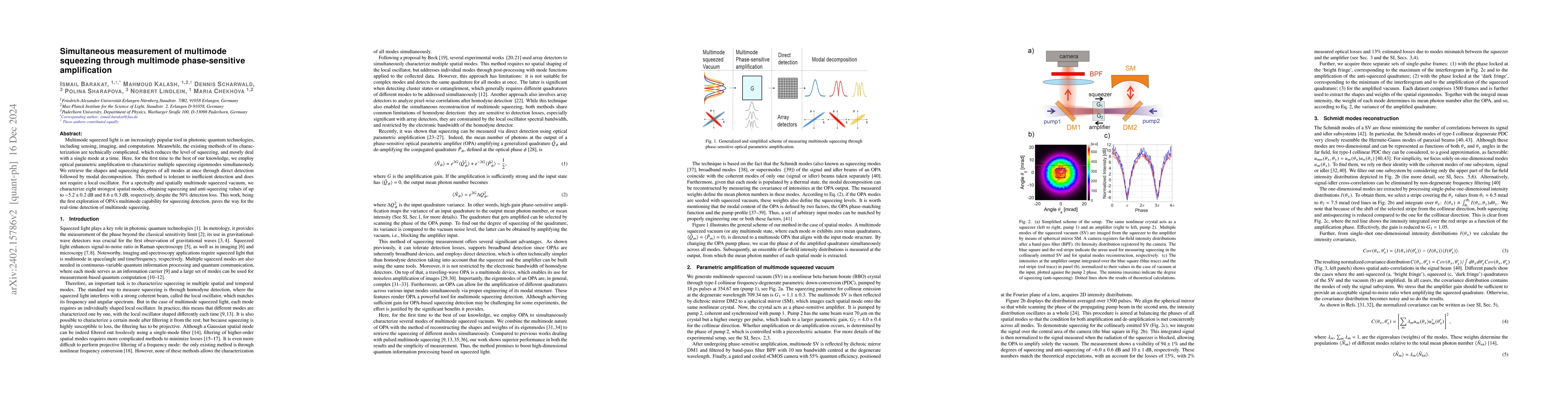 Thumbnail for Simultaneous measurement of multimode squeezing