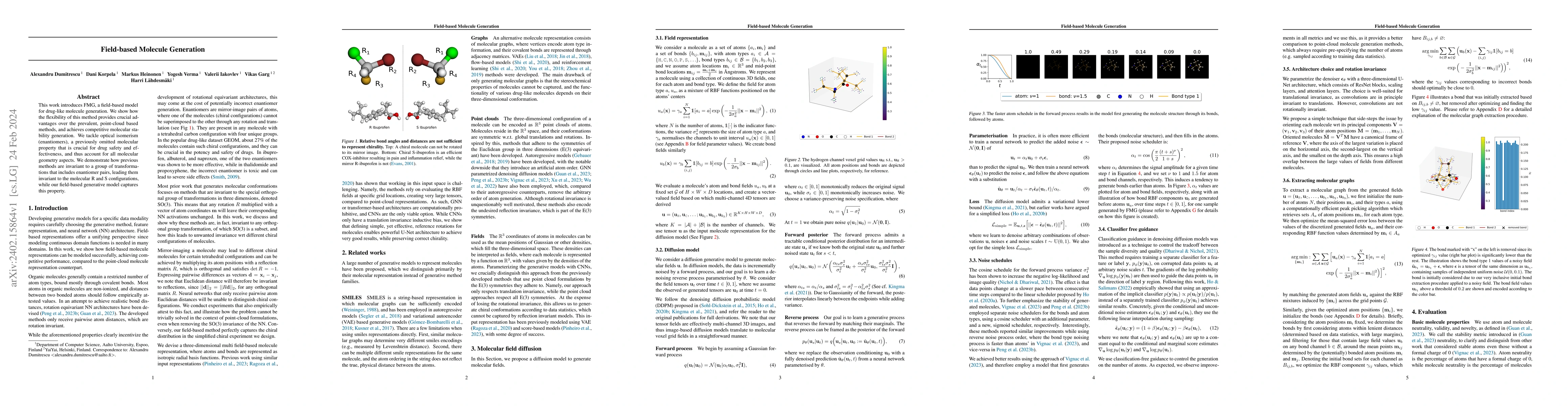 Thumbnail for Field-based Molecule Generation