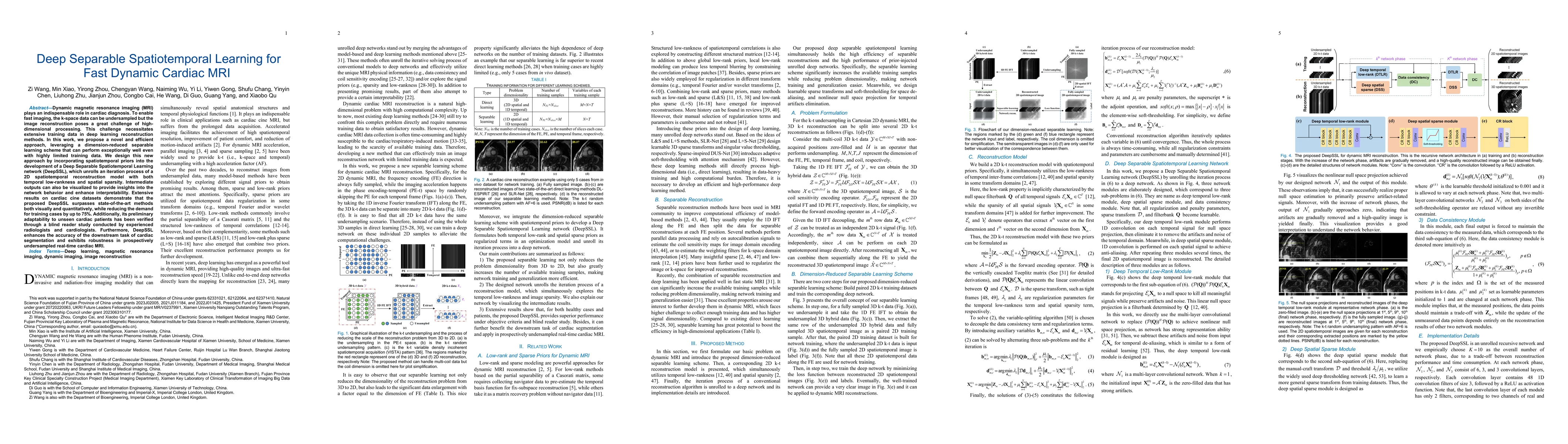 Thumbnail for Deep Separable Spatiotemporal Learning for Fast Dynamic Cardiac MRI