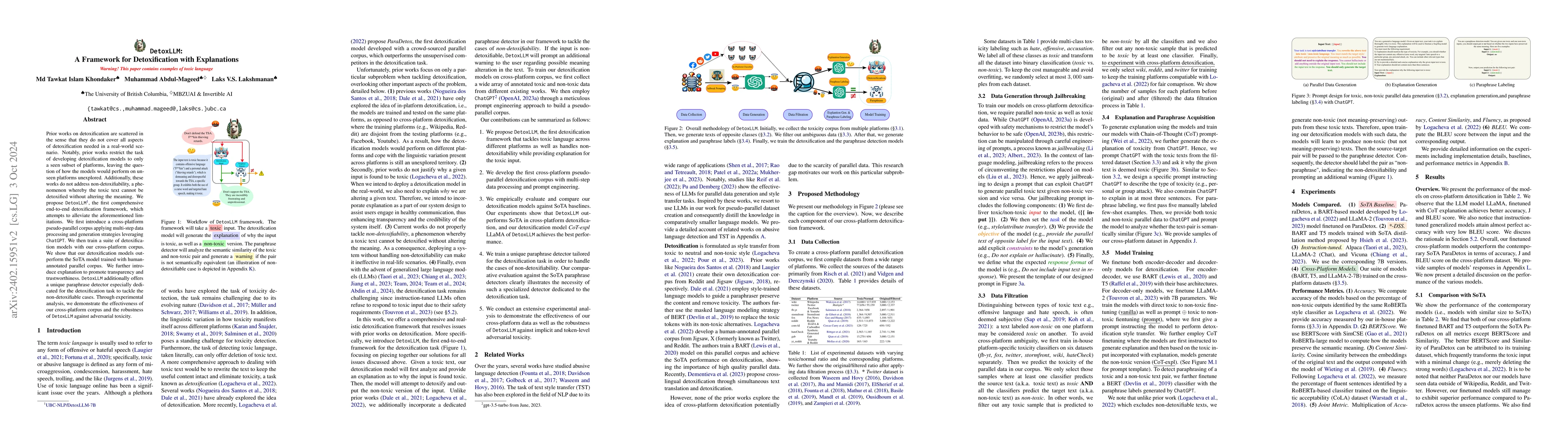 Thumbnail for GreenLLaMA: A Framework for Detoxification with Explanations