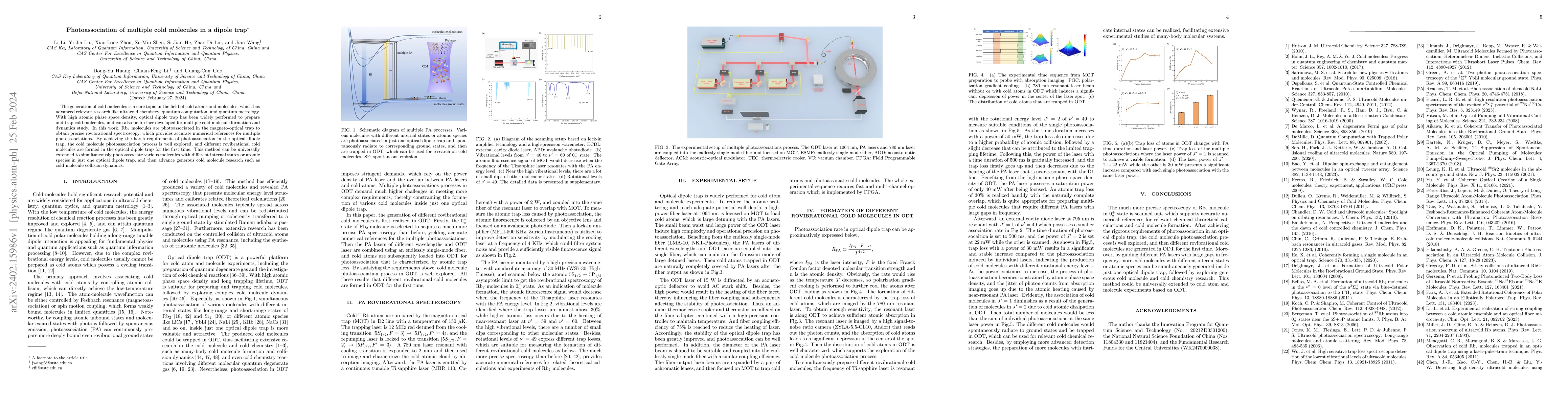 Thumbnail for Photoassociation of multiple cold molecules in a dipole trap