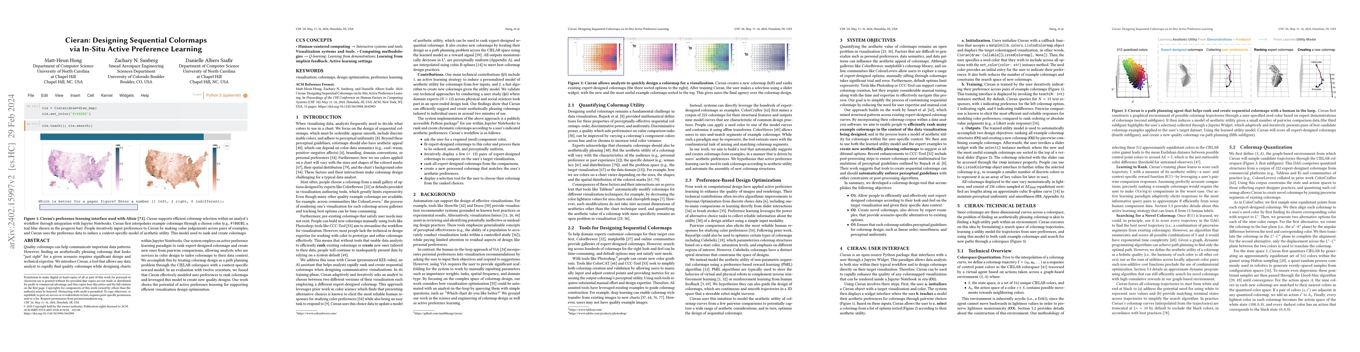 Thumbnail for Cieran: Designing Sequential Colormaps via In-Situ Active Preference
  Learning