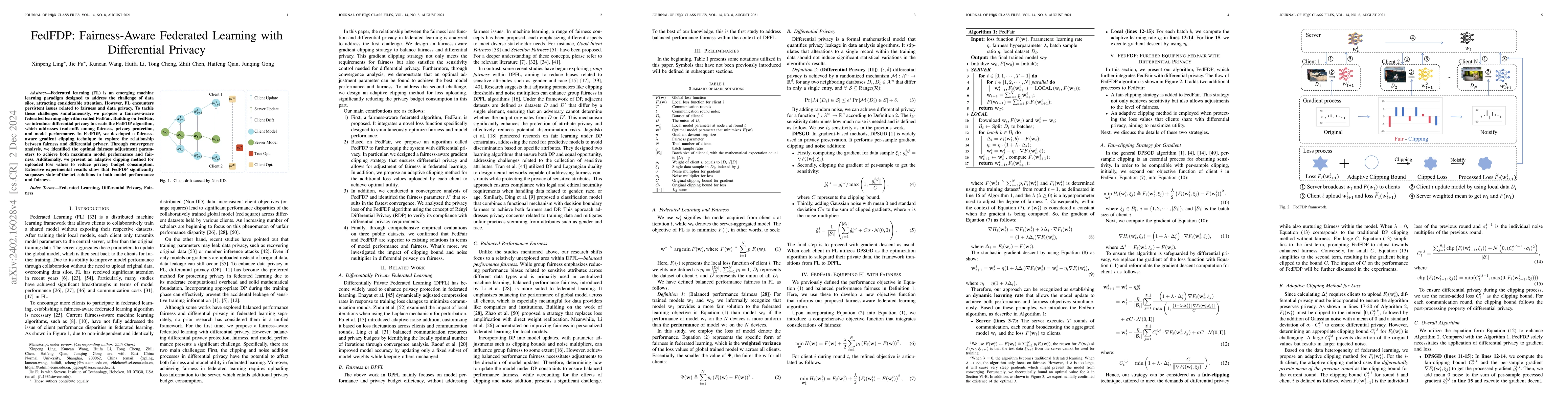 Thumbnail for FedFDP: Fairness-Aware Federated Learning with Differential Privacy