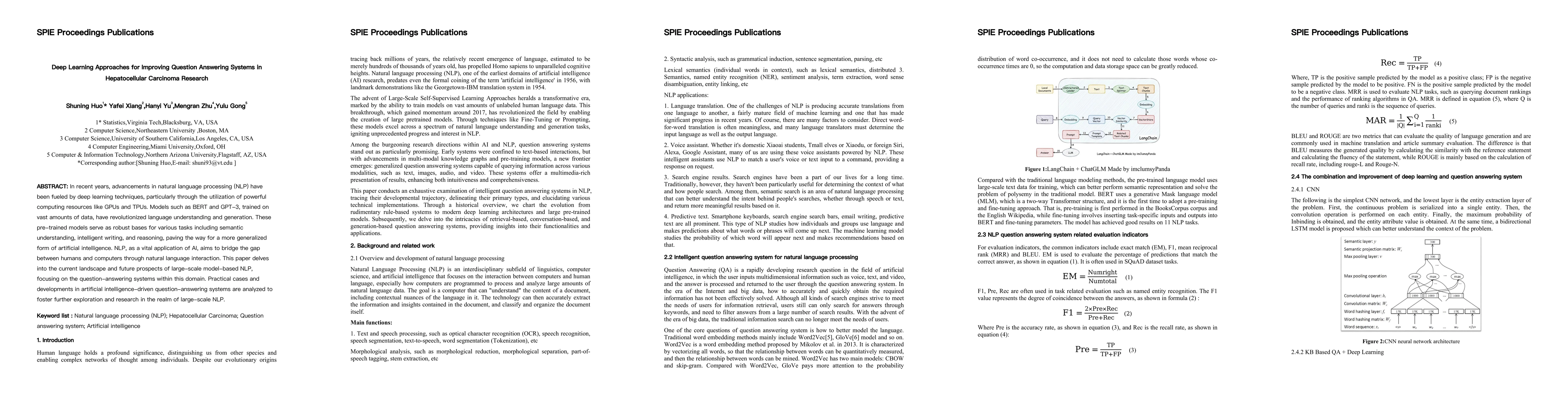 Thumbnail for Deep Learning Approaches for Improving Question Answering Systems in
  Hepatocellular Carcinoma Research