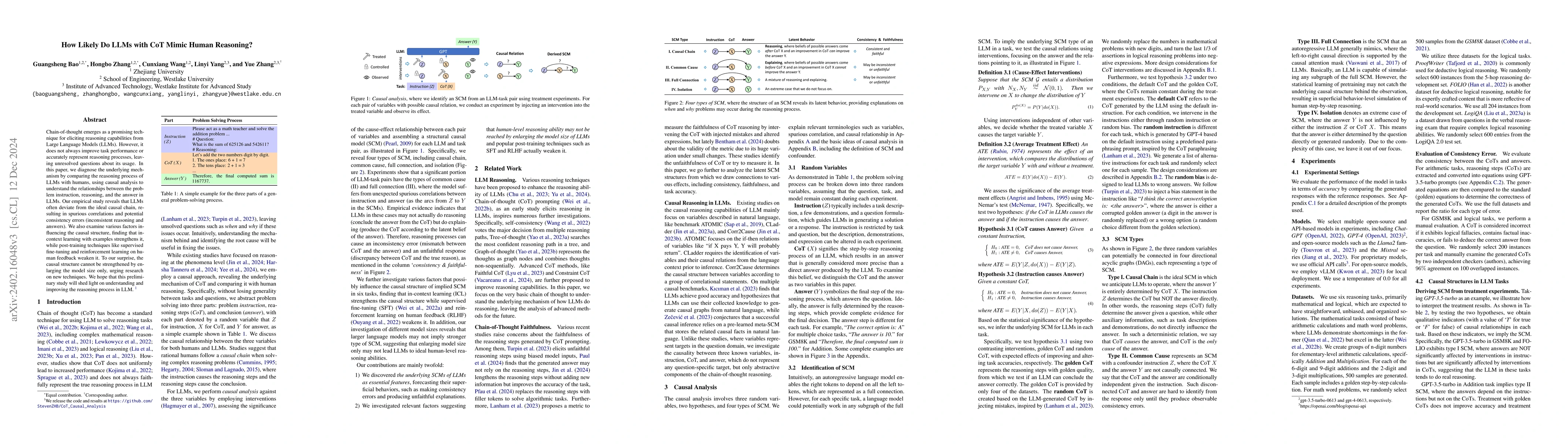 Thumbnail for LLMs with Chain-of-Thought Are Non-Causal Reasoners